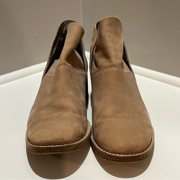 Eileen Fisher Leaf Suede Tan Bootie - Picture 9 of 14